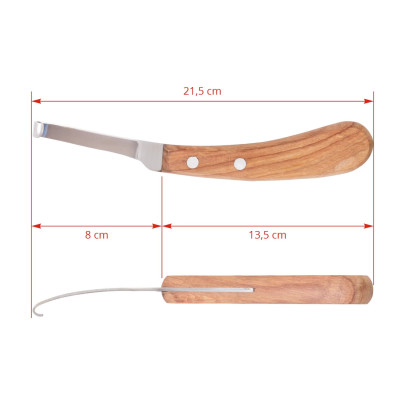 Нож за копита с едностранно острие, за дясна ръка - изображение 6