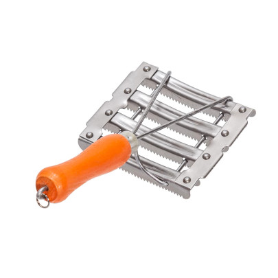 Метално чесало за крави и коне, 11 × 12,5 см - изображение 2