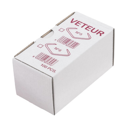 Халки за нос Veteur, за прасета, № 4 (35 мм), 100 бр. :: 4 - изображение 5