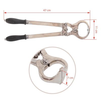 Клещи за безкръвно кастриране на бикове и коне, 47 см - изображение 5