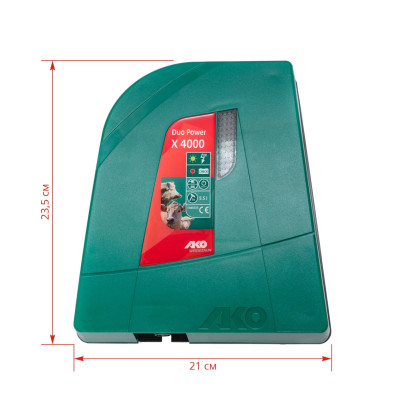 Енергизатор за електропастир AKO Duo Power X 4000, 12/230 V, 4 джаула - изображение 6