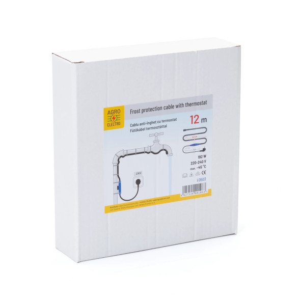 Нагревателен кабел с термостат, 12 м - изображение 5