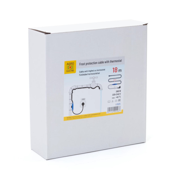 Нагревателен кабел с термостат, 18 м - изображение 5