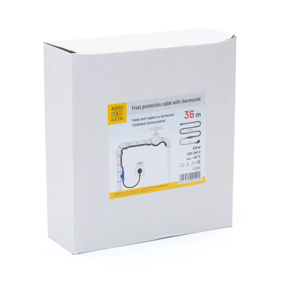 Нагревателен кабел с термостат, 36 м - изображение 5