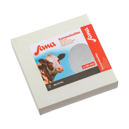 Филтър диск за мляко, Sana, 190 мм, 200 бр. :: 190 мм - изображение 1