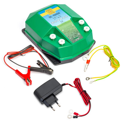 Енергизатор (генератор на импулси) за електропастир DL10000 10джаула с мрежов адаптер 230/12V - изображение 2