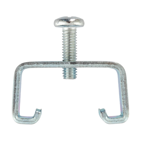 Монтажна скоба с резба M6 за Т-post стълбове, 2 бр. - изображение 3