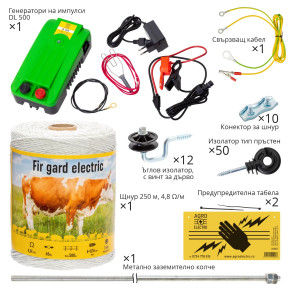 Пакет за електропастир (електрическа ограда) за кучета - изображение 1
