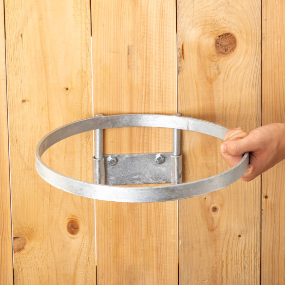 Поцинкована метална скоба за кофи за хранене - изображение 6