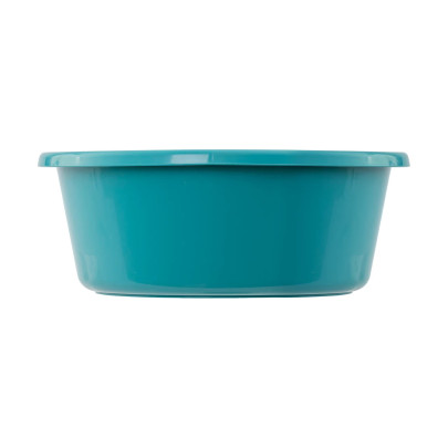 Пластмасова купа за хранене на едър рогат добитък, тюркоазена, 6 литра - изображение 2