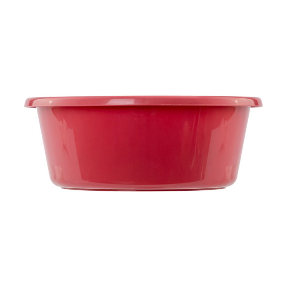 Пластмасова купа за хранене на едър рогат добитък, розова, 6 литра - изображение 2