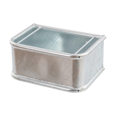 Правоъгълна хранилка от поцинкована стомана, 35 литра - изображение 2