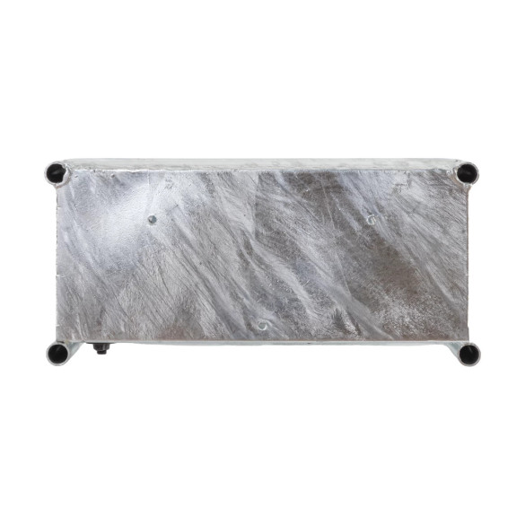 Правоъгълна хранилка от поцинкована стомана, 35 литра - изображение 6