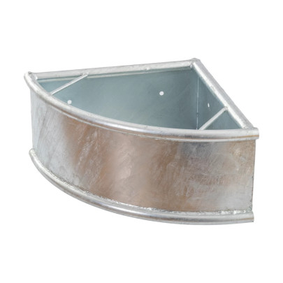 Ъглова хранилка от поцинкована стомана, 35литра - изображение 2