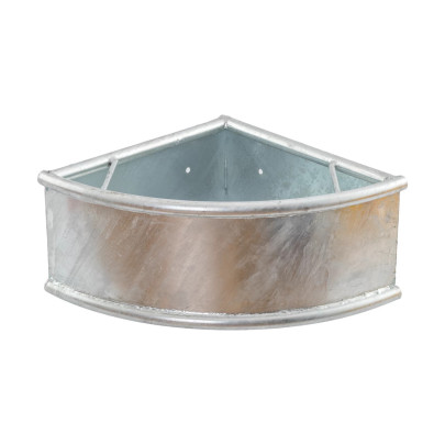 Ъглова хранилка от поцинкована стомана, 35литра - изображение 3