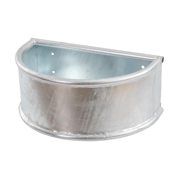 Полукръгла хранилка от поцинкована стомана, 28 литра - изображение 2