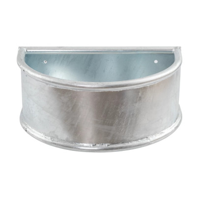 Полукръгла хранилка от поцинкована стомана, 28 литра - изображение 3