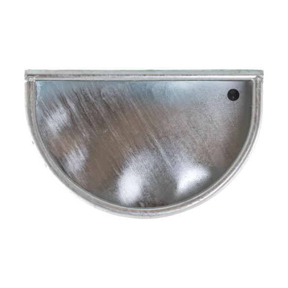 Полукръгла хранилка от поцинкована стомана, 28 литра - изображение 4