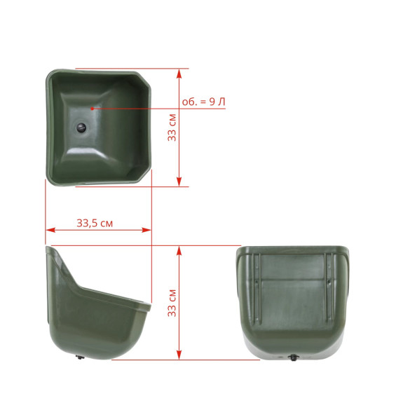 Пластмасова хранилка за телета, 9 литра - изображение 9