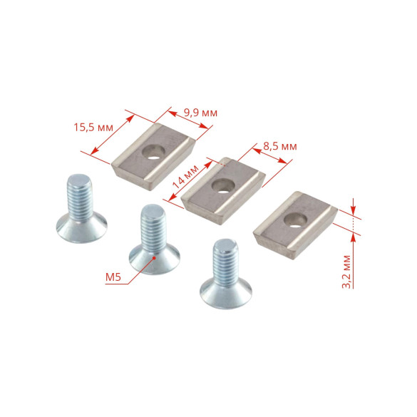 Комплект резервни ножове за диск за шлифоване на копита, 3 бр. - изображение 7