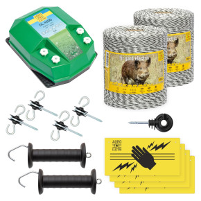Базов пакет за електропастир 2000 м, 4,5 джаула, за диви животни :: 2000 m - изображение 1