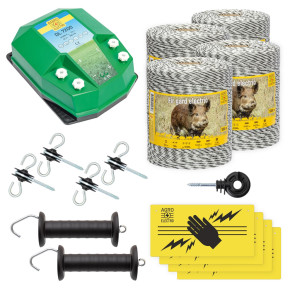 Базов пакет за електропастир 4000 м, 7,2 джаула, за диви животни :: 4000 m - изображение 1