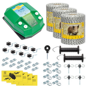 Пълен пакет за електропастир 3000 м, 7,2 джаула, за диви животни :: 3000 m - изображение 1