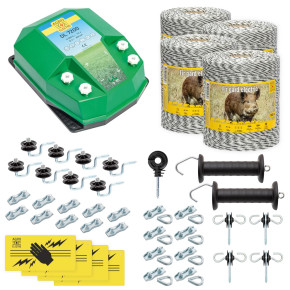 Пълен пакет за електропастир 4000 м, 7,2 джаула, за диви животни :: 4000 m - изображение 1