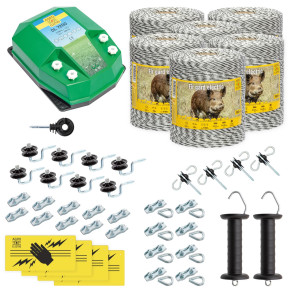 Пълен пакет за електропастир 6000 м, 7,2 джаула, за диви животни :: 6000 m - изображение 1