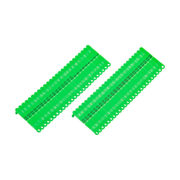 Ушни марки за агнета и ярета, Twintag, зелени, 1-50 - изображение 5