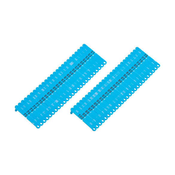 Ушни марки за агнета и ярета, Twintag, сини, 51-100 - изображение 5