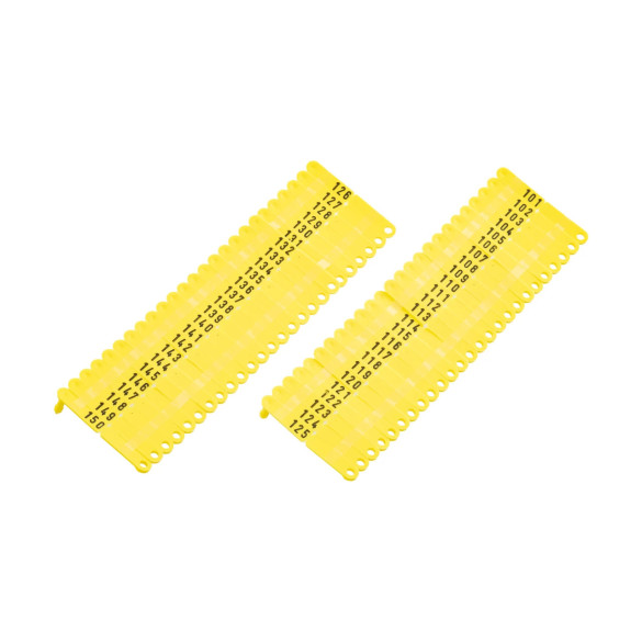 Ушни марки за агнета и ярета, Twintag, жълти, 101-150 - изображение 5