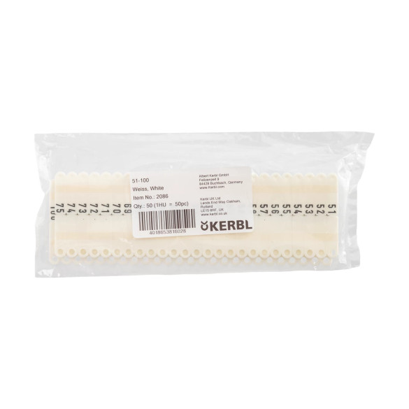 Ушни марки за агнета и ярета, Twintag, бели, 51-100 - изображение 6