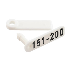 Ушни марки за агнета и ярета, Twintag, бели, 151-200 - изображение 1