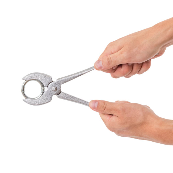 Апликаторни клещи за халки за нос за прасета, големи - изображение 7