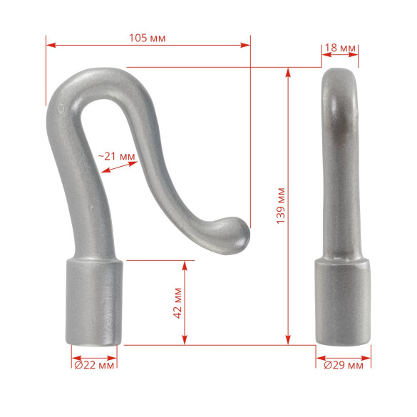 Овчарска кука, без дръжка - изображение 8