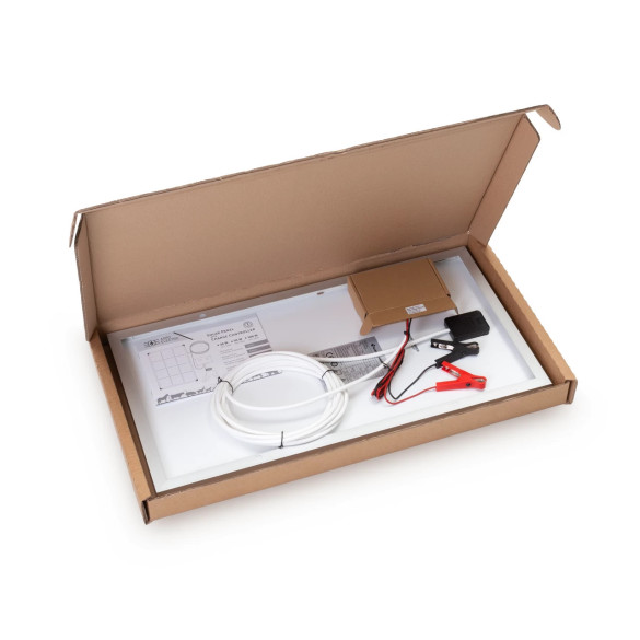 Соларен монокристален панел 30 W, с регулатор на зареждането - изображение 3