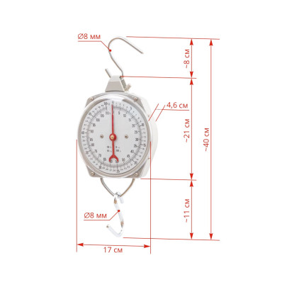 Висящ кантар (везна), премиум, 50кг - изображение 8
