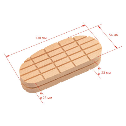 Протеза за крави от дървено блокче, стандартна, размер XL - изображение 6