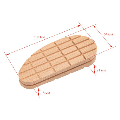 Протеза за крави от дървено блокче, клиновидна - изображение 6