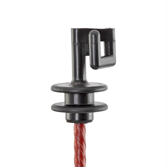 Резервен изолатор за стоманено колче за електрическа ограда, Ø8 мм, 25 бр. - изображение 5