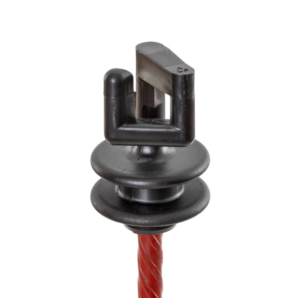 Резервен изолатор за стоманено колче за електрическа ограда, Ø8 мм, 25 бр. - изображение 6