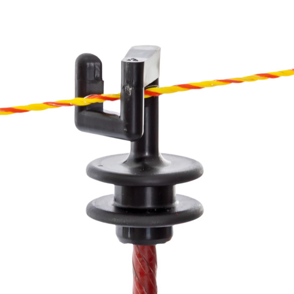 Резервен изолатор за стоманено колче за електрическа ограда, Ø8 мм, 25 бр. - изображение 10