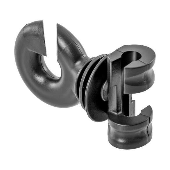 Допълнителен изолатор за кръгло стоманeно колче Ø8мм, 25 бр. - изображение 3