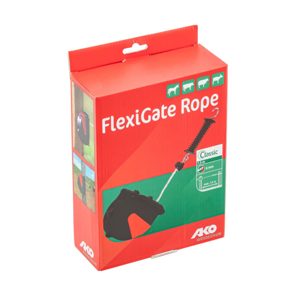 Комплект за врата с шнур за електрическа ограда, Ako Flexigate, 7,5 м - изображение 8