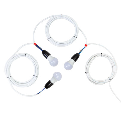 Фотоволтаичната осветителна система 50 W с 3 крушки - изображение 2