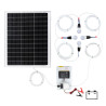 Фотоволтаичната осветителна система 50 W с 4 крушки - изображение 1