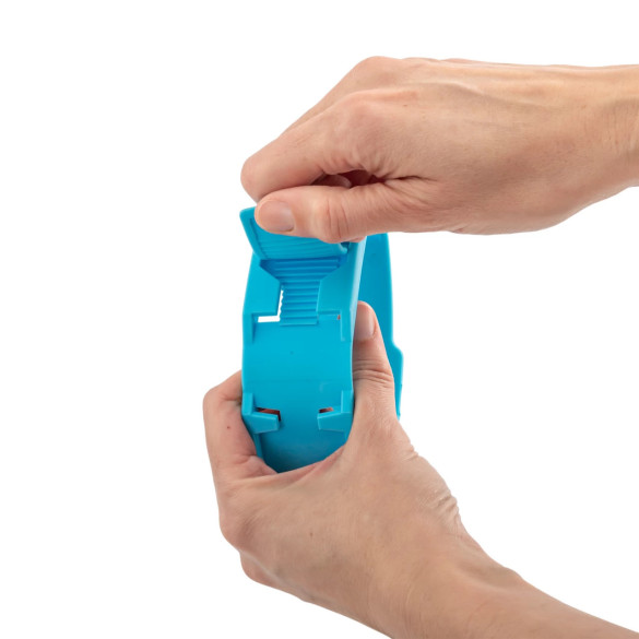 Гривна за маркиране на крави, пластмасова, синя - изображение 7