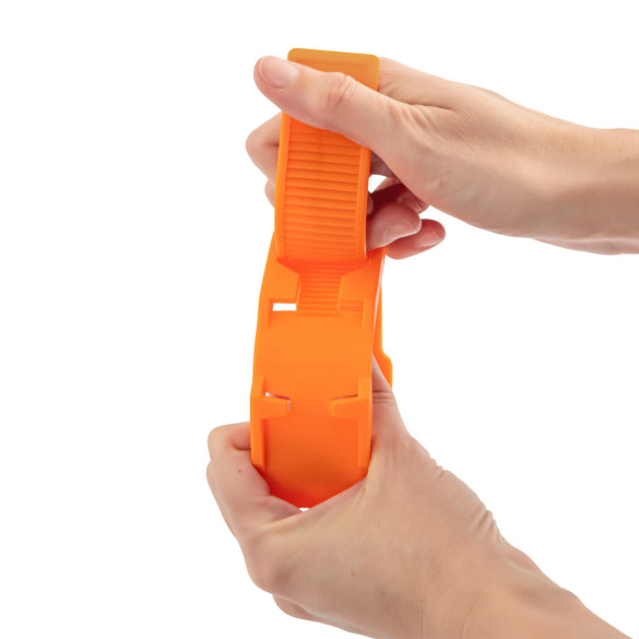 Гривна за маркиране на крави, пластмасова, оранжева - изображение 7