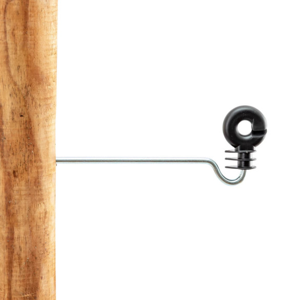 Дълъг изолатор тип пръстен, с винт за дърво, 220мм - изображение 4